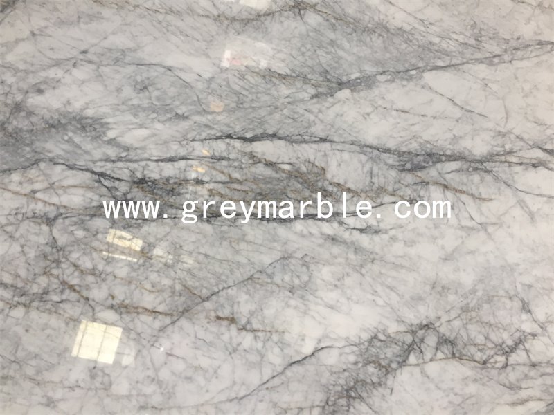 White Marble Turned Grey